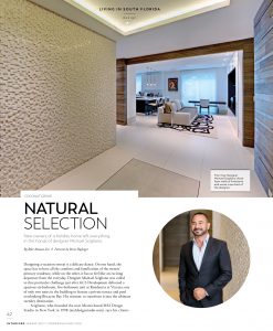 Modern Luxury Interiors Magazine Harvey Residence Michael Scigliano